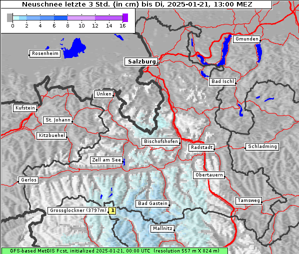 Neuschnee, 21. 1. 2025