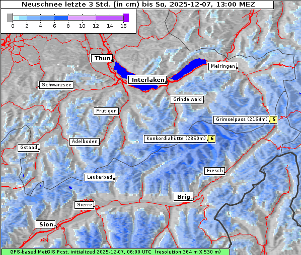Neuschnee, 7. 12. 2025