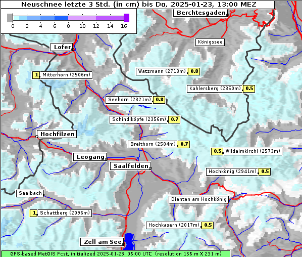 Neuschnee, 23. 1. 2025