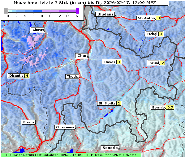 Neuschnee, 17. 2. 2026