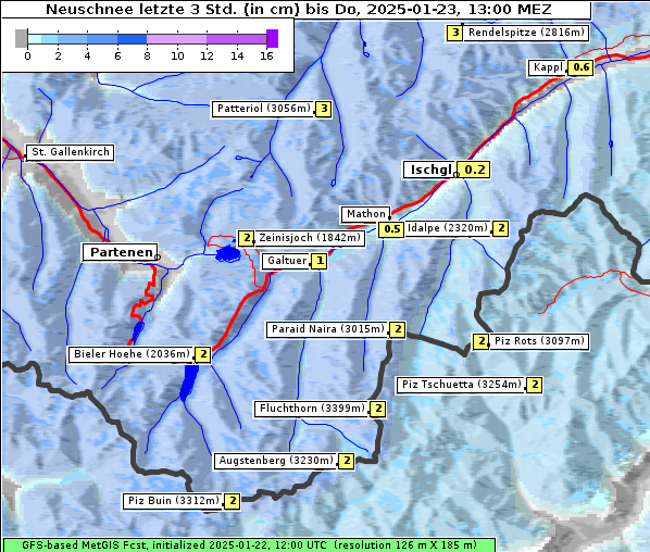 Neuschnee, 23. 1. 2025