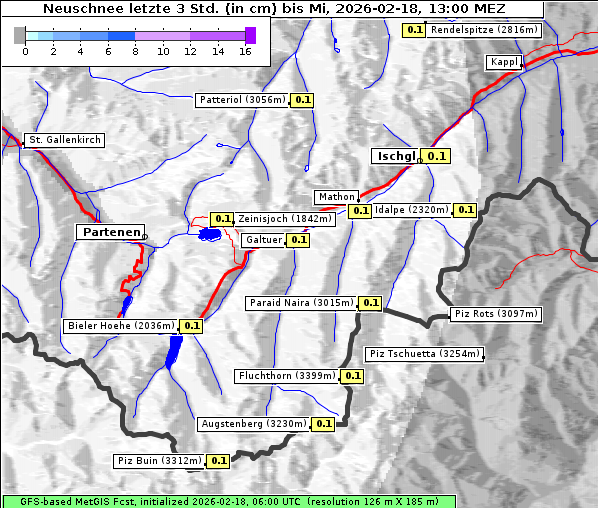 Neuschnee, 18. 2. 2026