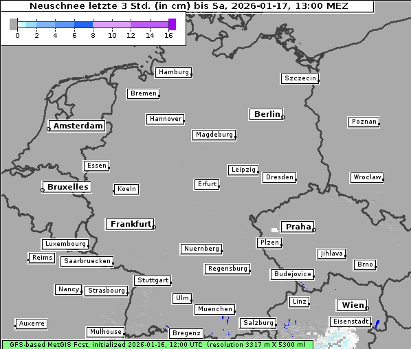 Neuschnee, 17. 1. 2026