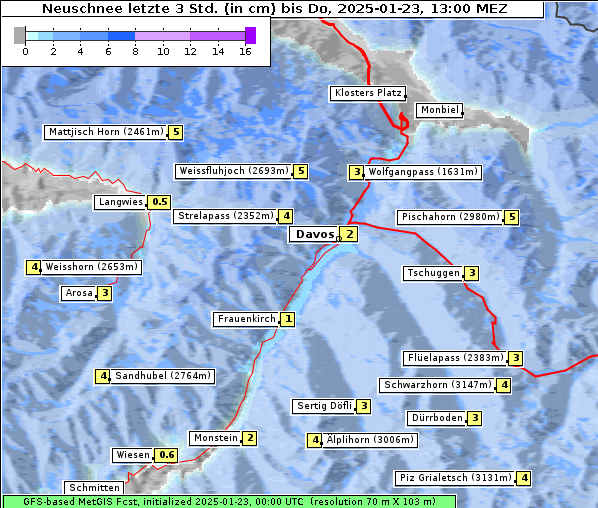 Neuschnee, 23. 1. 2025