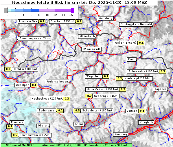 Neuschnee, 20. 11. 2025