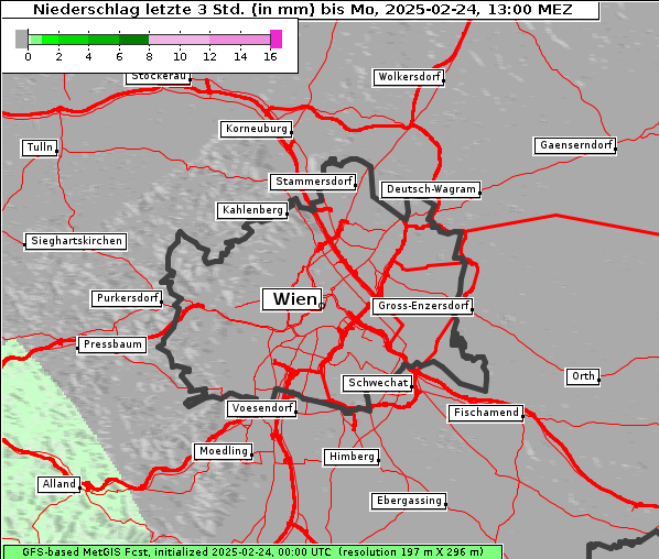 Niederschlag, 24. 2. 2025