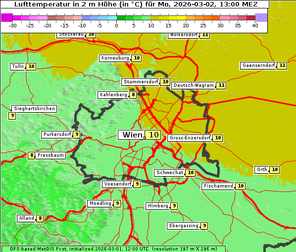Temperatur, 2. 3. 2026