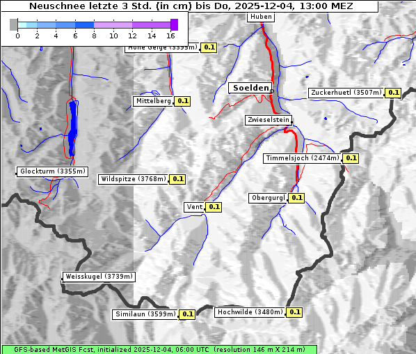 Neuschnee, 4. 12. 2025