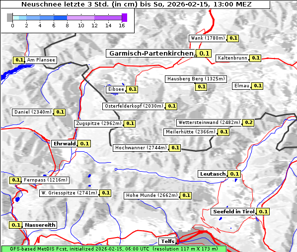 Neuschnee, 15. 2. 2026