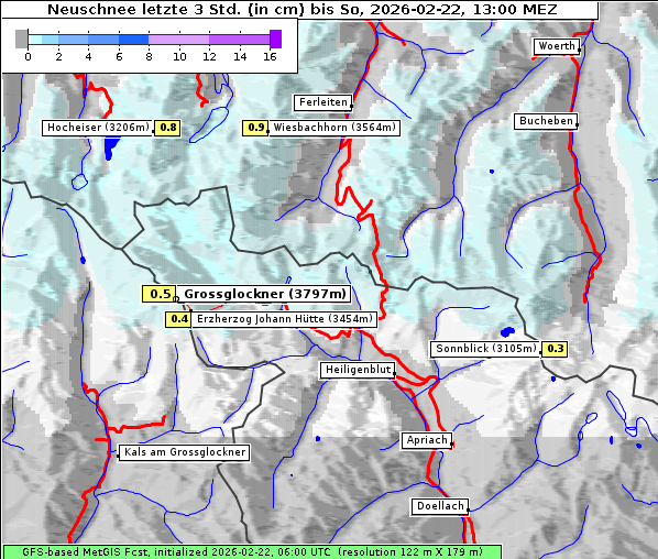 Neuschnee, 22. 2. 2026