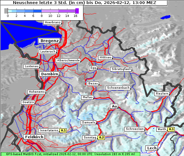 Neuschnee, 12. 2. 2026
