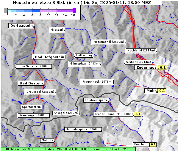 Neuschnee, 11. 1. 2026