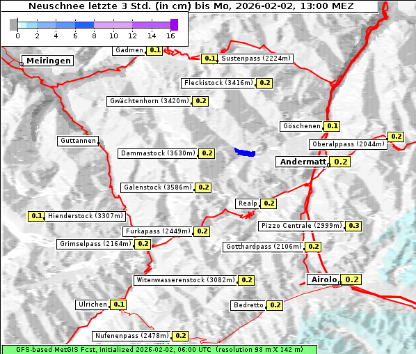 Neuschnee, 2. 2. 2026