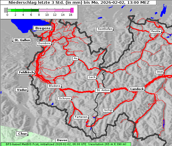Niederschlag, 2. 2. 2026