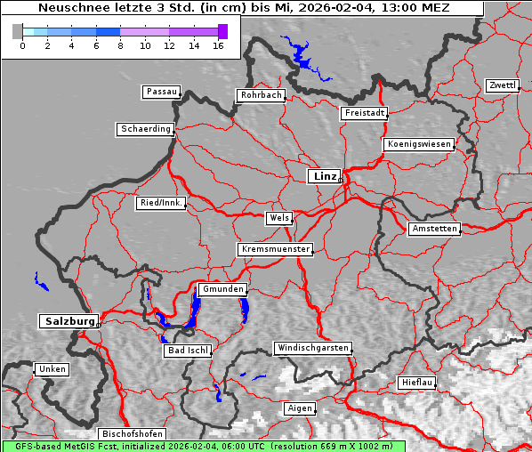 Neuschnee, 4. 2. 2026