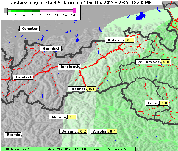 Niederschlag, 5. 2. 2026