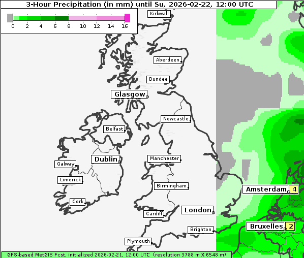 Niederschlag, 22. 2. 2026