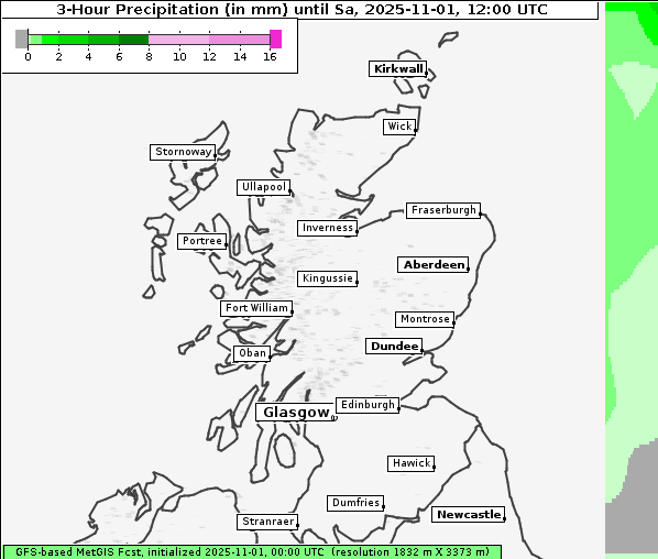 Niederschlag, 1. 11. 2025