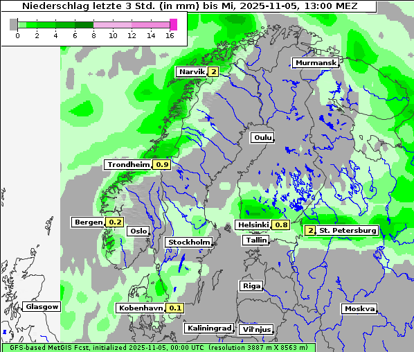 Niederschlag, 5. 11. 2025