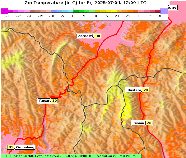 Temperatur, 4. 7. 2025