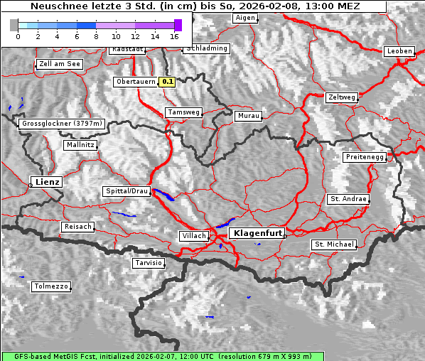 Neuschnee, 8. 2. 2026
