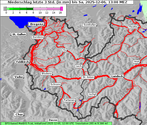 Niederschlag, 6. 12. 2025