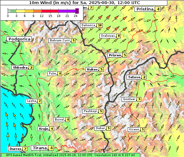 Wind, 30. 8. 2025