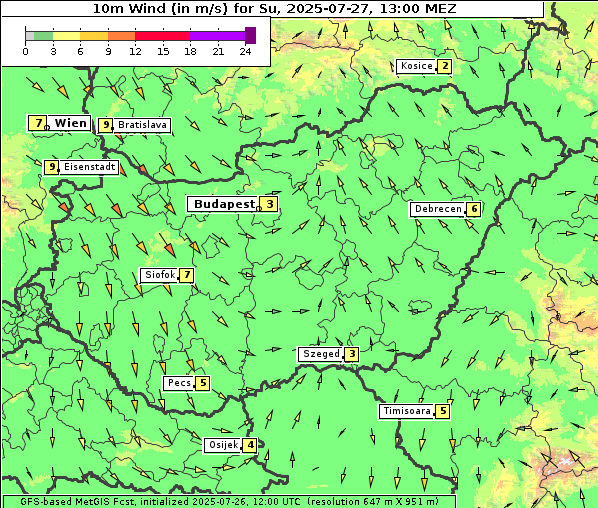 Wind, 27. 7. 2025