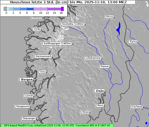 Neuschnee, 10. 11. 2025