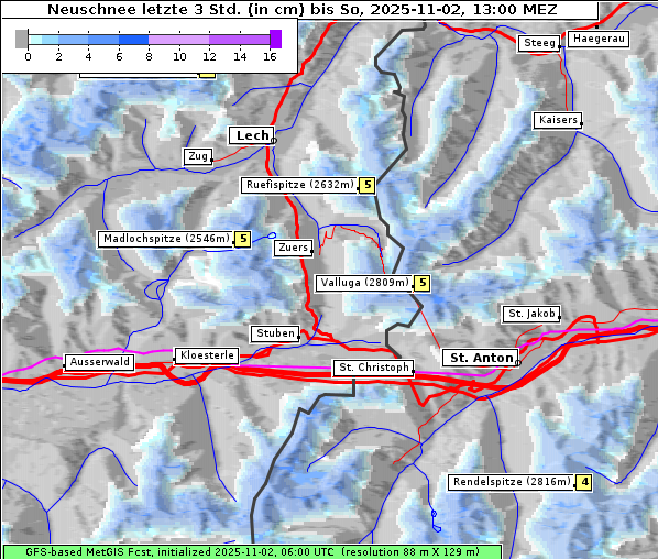 Neuschnee, 2. 11. 2025