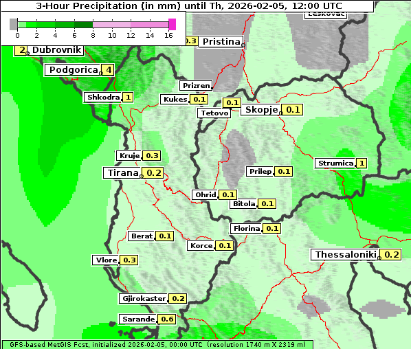 Niederschlag, 5. 2. 2026