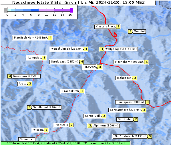 Neuschnee, 20. 11. 2024