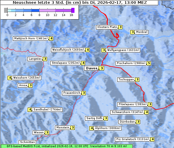 Neuschnee, 17. 2. 2026