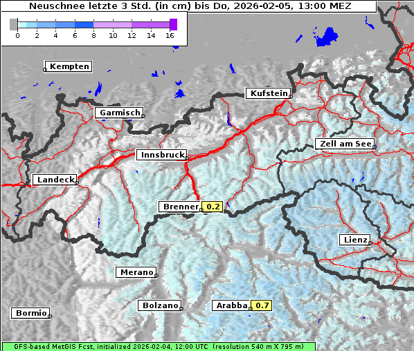Neuschnee, 5. 2. 2026
