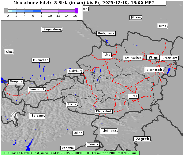 Neuschnee, 19. 12. 2025