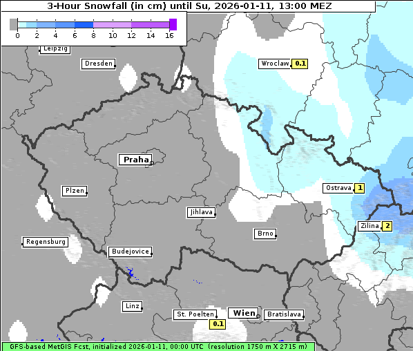 Neuschnee, 11. 1. 2026