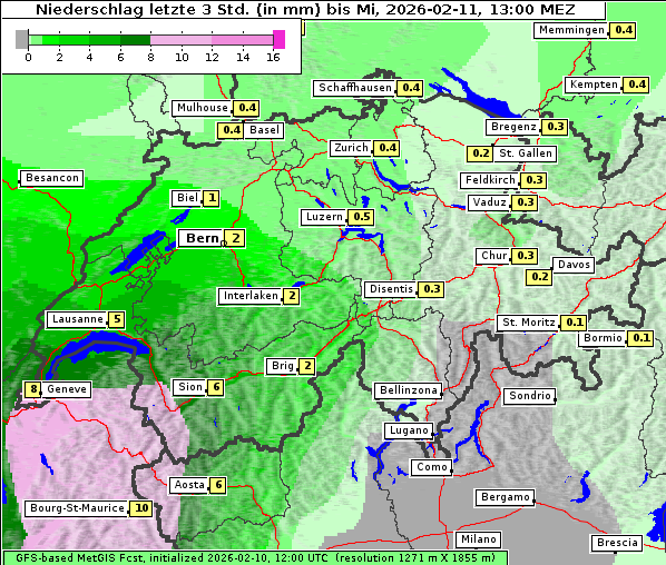 Niederschlag, 11. 2. 2026