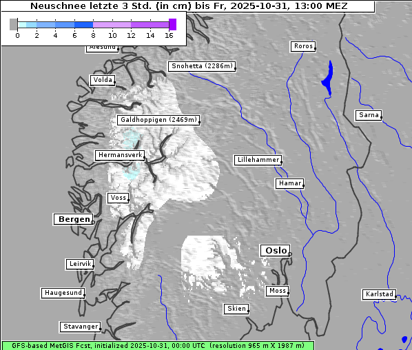 Neuschnee, 31. 10. 2025