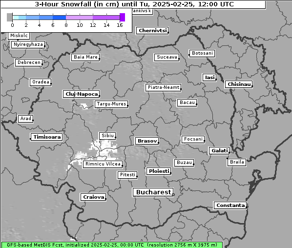 Neuschnee, 25. 2. 2025