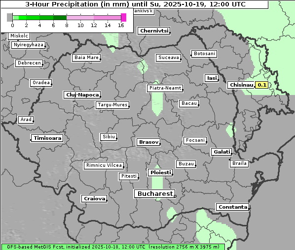 Niederschlag, 19. 10. 2025