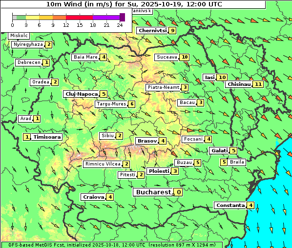 Wind, 19. 10. 2025