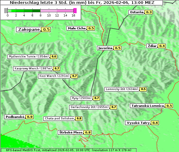 Niederschlag, 6. 2. 2026