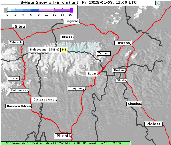 Neuschnee, 3. 1. 2025