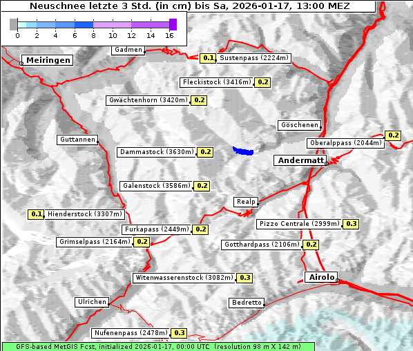 Neuschnee, 17. 1. 2026