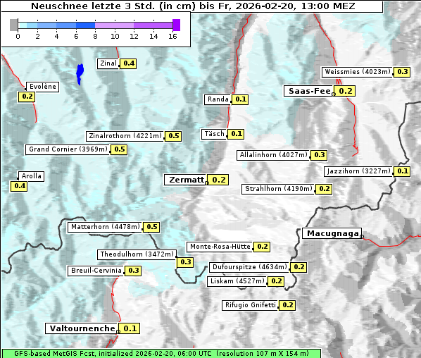 Neuschnee, 20. 2. 2026