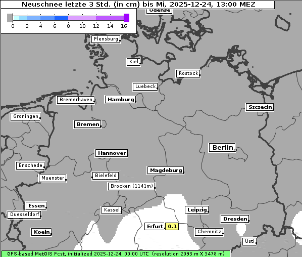 Neuschnee, 24. 12. 2025