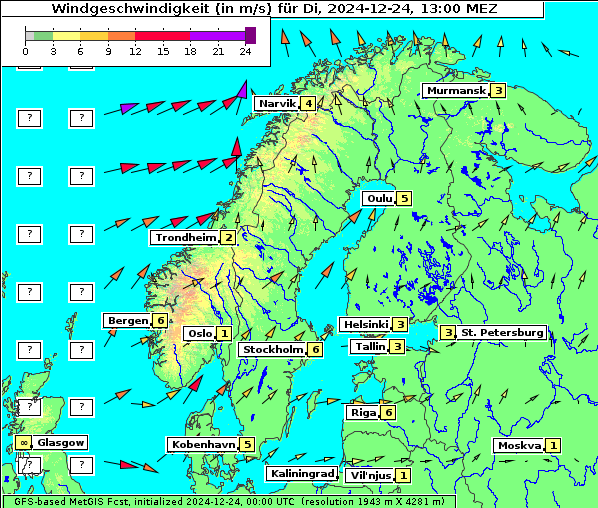 Wind, 24. 12. 2024