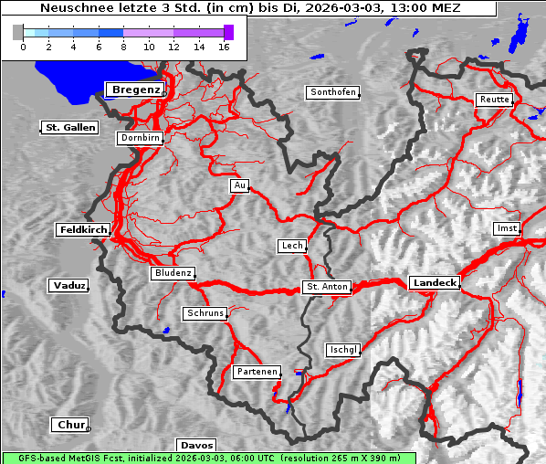 Neuschnee, 3. 3. 2026