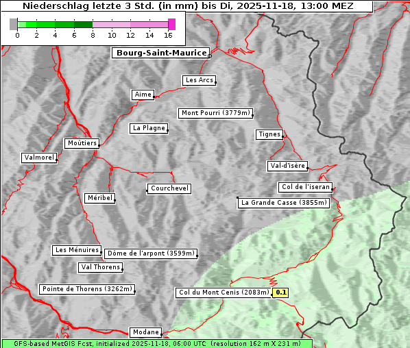 Niederschlag, 18. 11. 2025