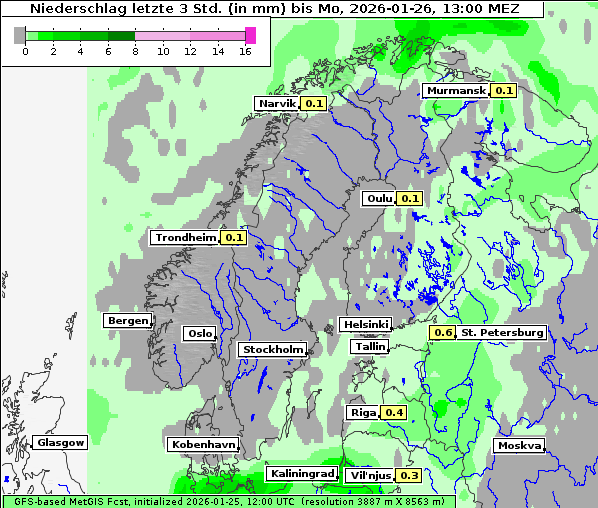 Niederschlag, 26. 1. 2026